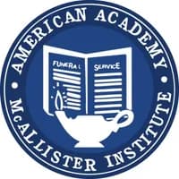 American Academy McAllister Institute of Funeral Service logo